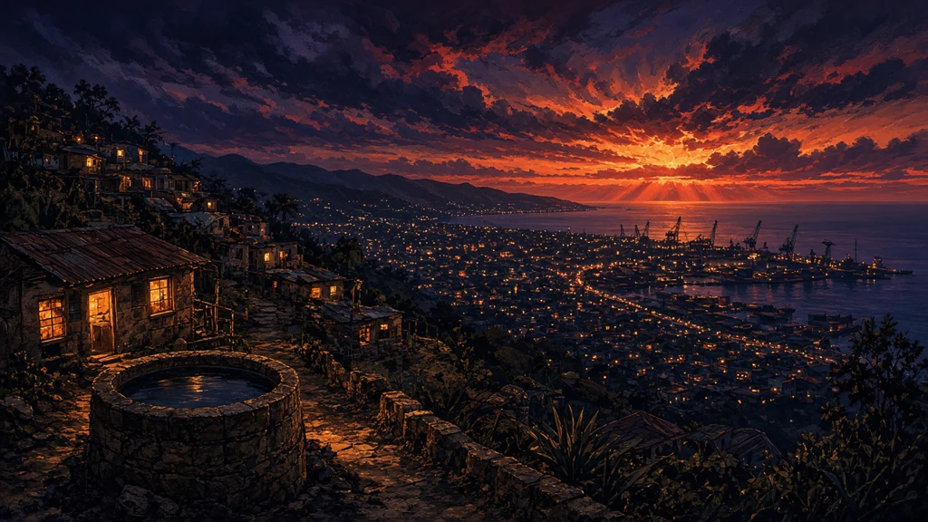STIMPACK Film Noir Illustration — Port-au-Prince & Hillside Recovery